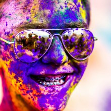 Colorful Portraits from the 2012 Festival of Colors by Thomas Hawk