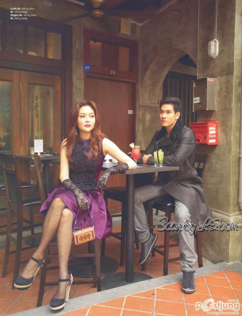 อ๋อม-อรรคพันธ์ & แก้มบุ๋ม-พิมพ์นิภา @ HONEYMOON+TRAVEL no.125 November 2012