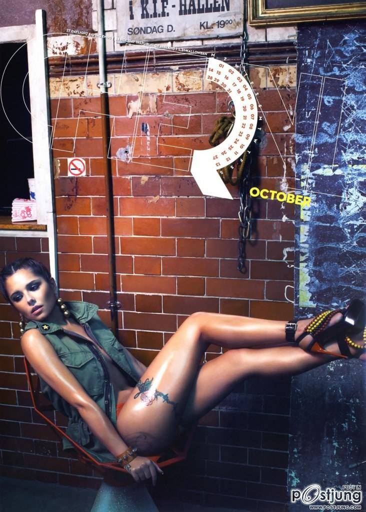 Cheryl Cole : Official Calendar 2013