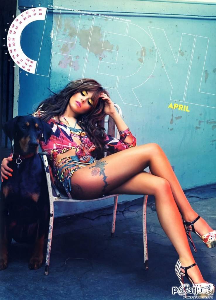 Cheryl Cole : Official Calendar 2013