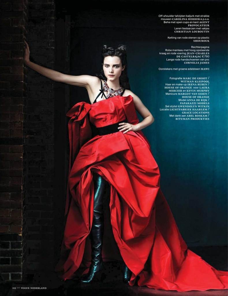 Anna de Rijk @ Vogue Netherlands November 2012