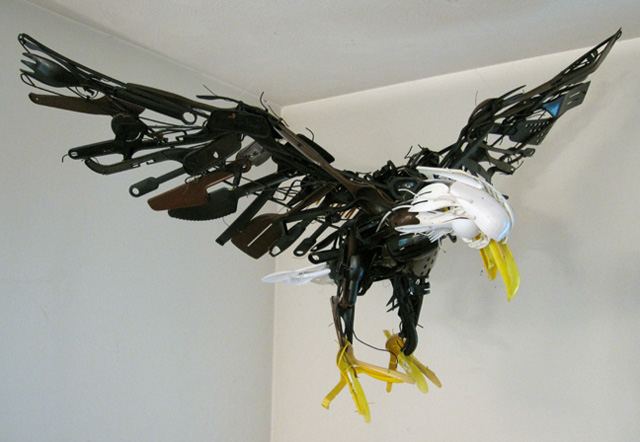 Animal Sculptures Made from Reclaimed Household Objects