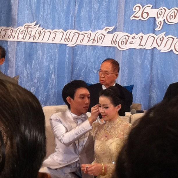 ชมภาพงานหมั้น ทับทิม มัลลิกา- ปลื้ม สุรบถ