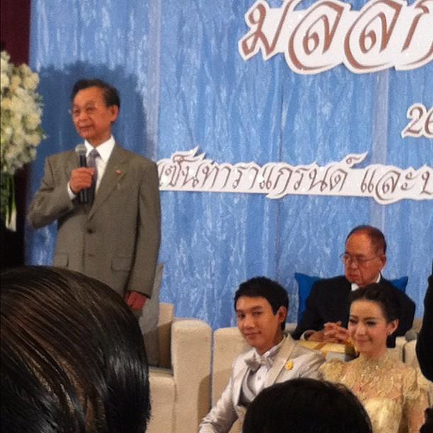 ชมภาพงานหมั้น ทับทิม มัลลิกา- ปลื้ม สุรบถ