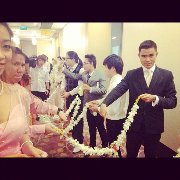 ชมภาพงานหมั้น ทับทิม มัลลิกา- ปลื้ม สุรบถ