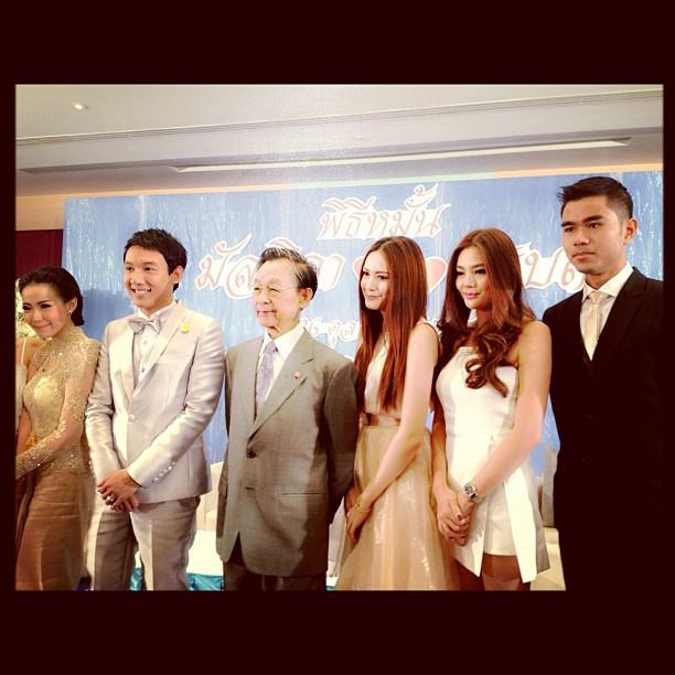 ชมภาพงานหมั้น ทับทิม มัลลิกา- ปลื้ม สุรบถ