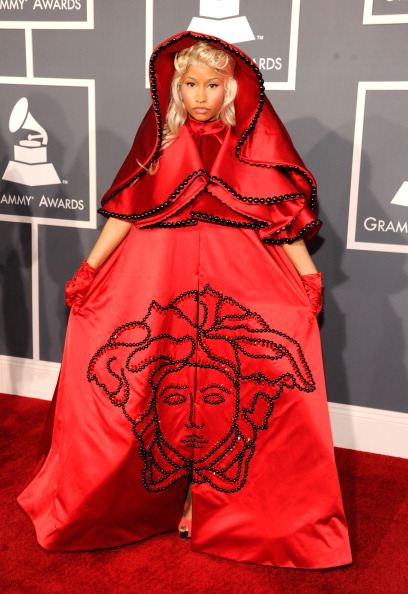 Nicki Minaj 2012 grammys red carpet