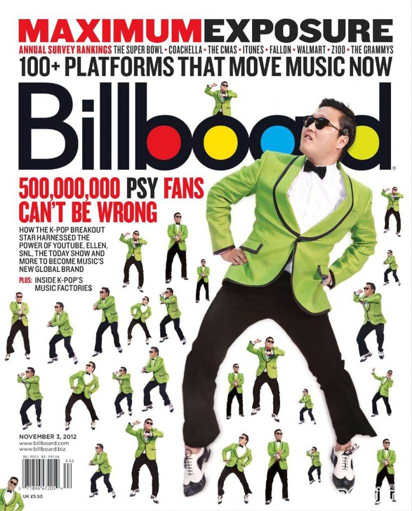 Psy @ Billboard November 2012