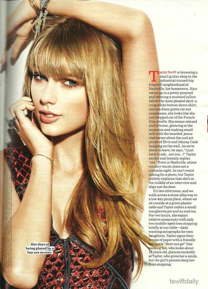 Taylor Swift @ Cosmopolitan USA December 2012