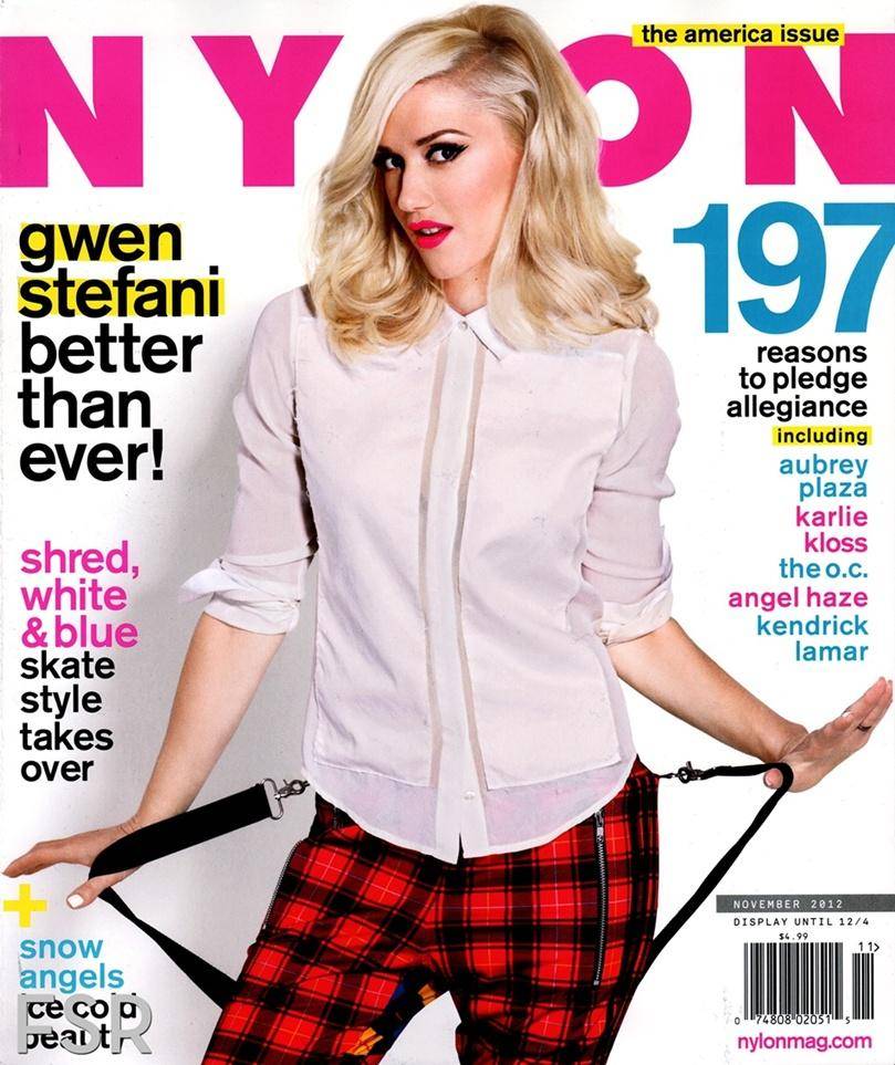 Gwen Stefani @ NYLON Magazine November 2012