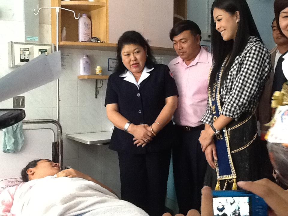 น้องโบว์ลิ่ง นางสาวไทย 2555 ลงใต้ (ปัตตานี) ถ่ายทำหนัง ละติจูดที่ 6