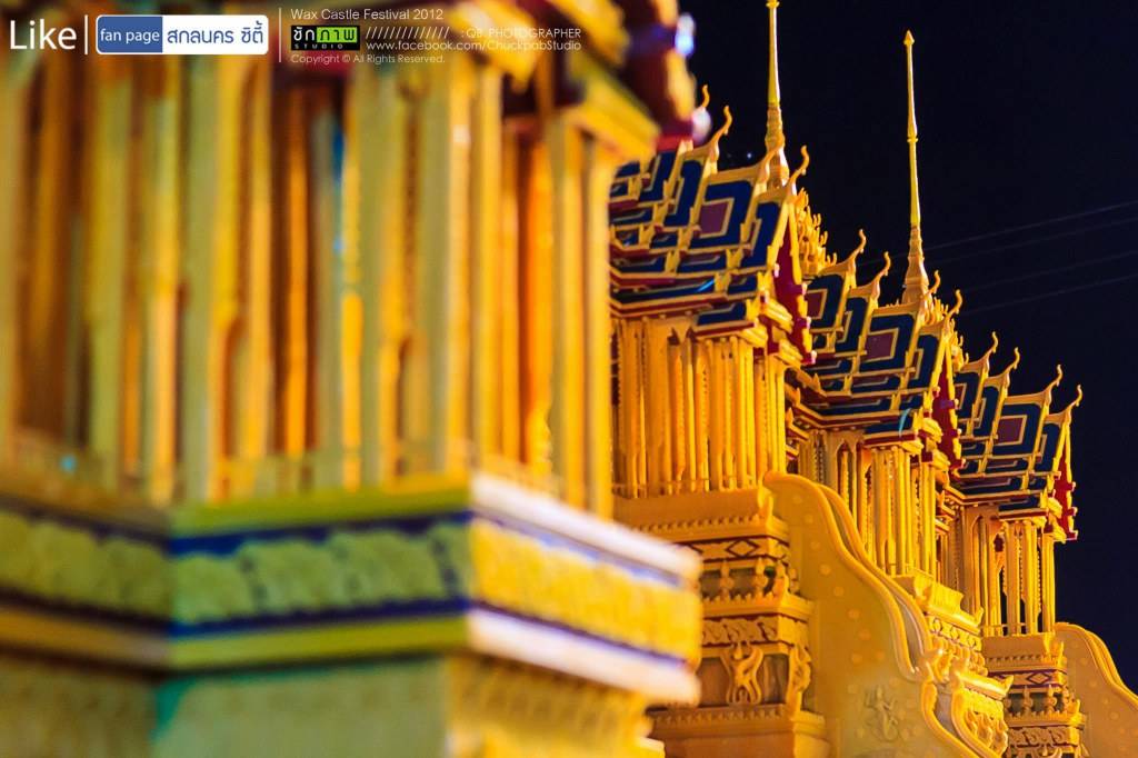 Sakon Nakhon Wax Castle Festival 2012