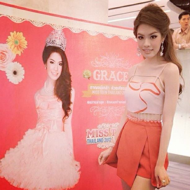 Instagram นางเอกขาวจั๊ว  เกรซ กาญจน์เกล้า