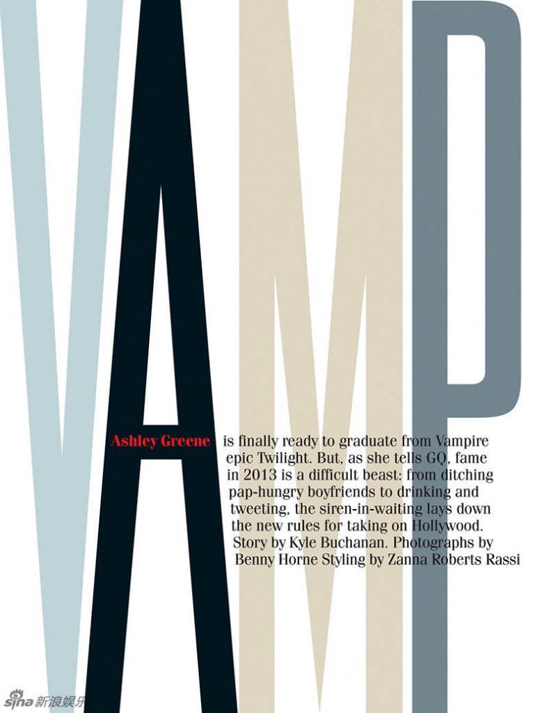 Ashley Greene @ GQ British December 2012