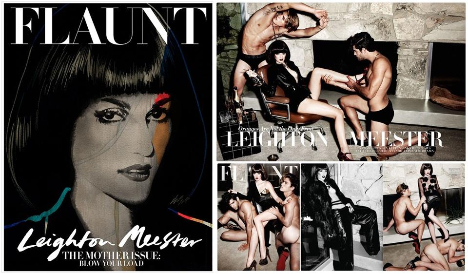 Leighton Meester @ Flaunt November 2012
