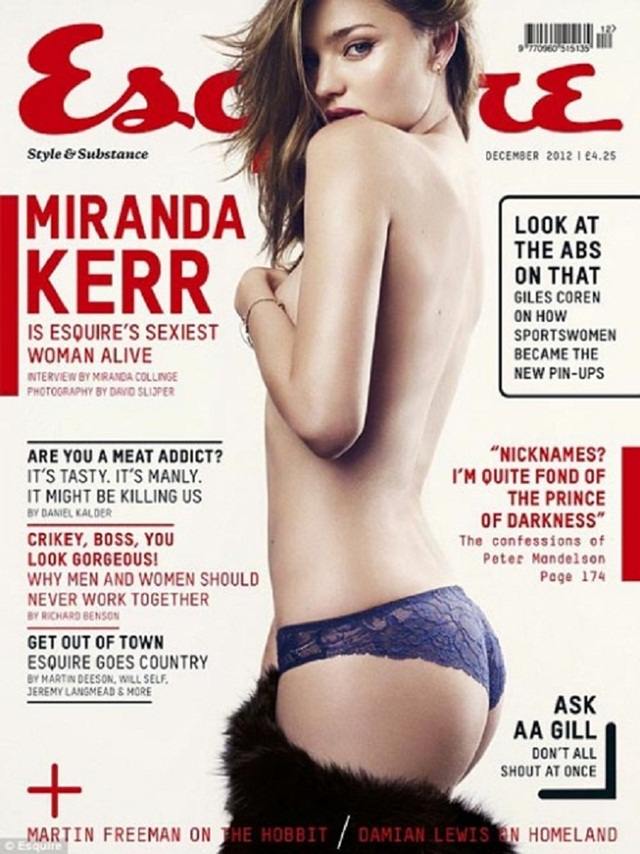 Miranda Kerr @ Esquire UK December 2012