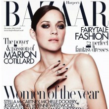 Marion Cotillard @ Harper's Bazaar UK December 2012