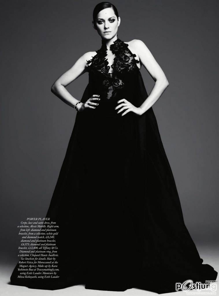 Marion Cotillard @ Harper's Bazaar UK December 2012