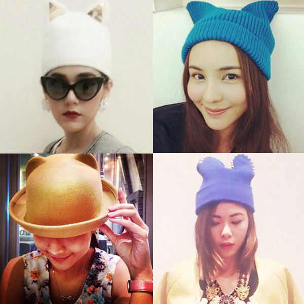 แฟชั่น  หมวกหูแมว เทรนด์ฮิตมาแรง