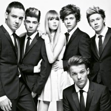 One Direction & Edie Campbell @ Vogue UK December 2012