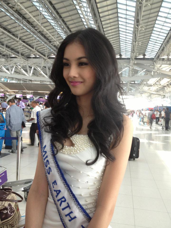 Miss Thailand Earth 2012 ออกเดินทางไปเก็บตัวที่ประเทศฟิลิปปินส์แล้ว