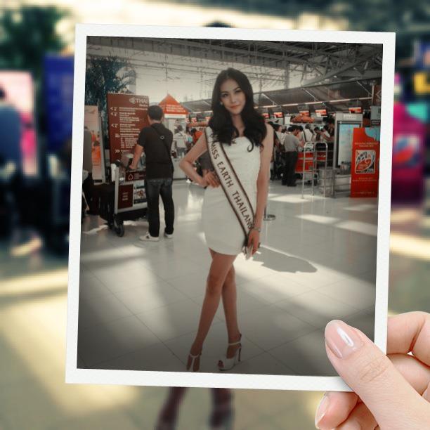 Miss Thailand Earth 2012 ออกเดินทางไปเก็บตัวที่ประเทศฟิลิปปินส์แล้ว