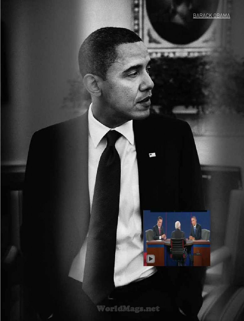 Barack Obama @ August Man Singapore November 2012