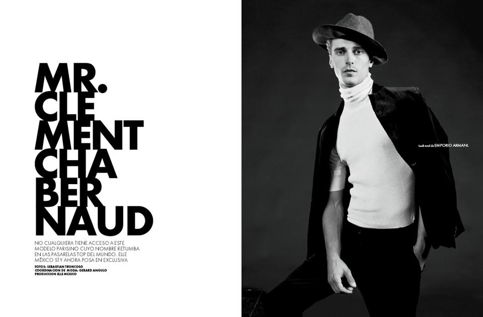 Cl&eacute;ment Chabernaud @ ELLE Man Mexico November 2012