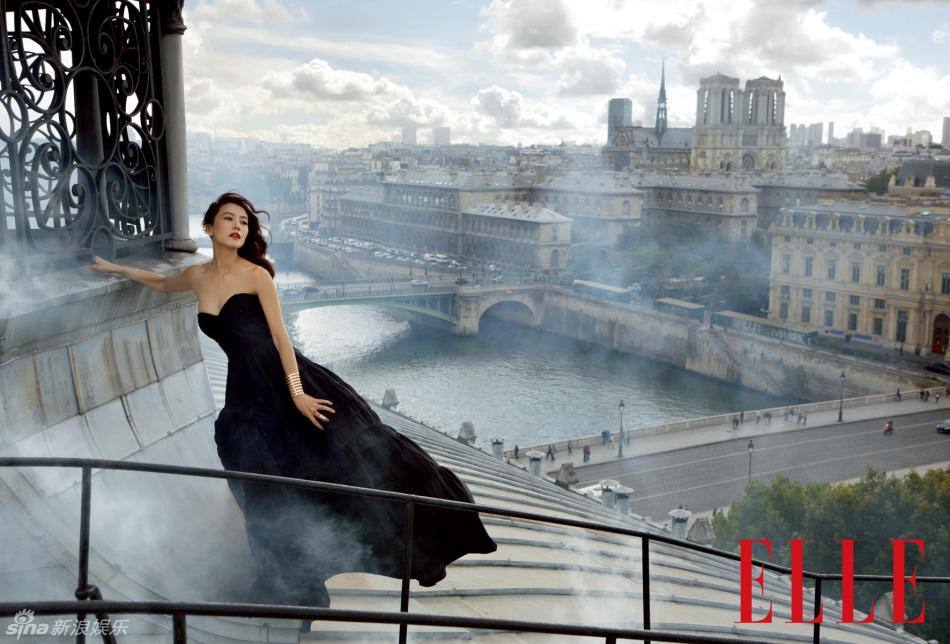 Gao Yuanyuan @ ELLE China December 2012