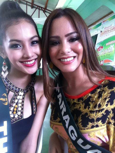 มายด์กับบรรยากาศการเก็บตัววันแรก Miss Earth 2012