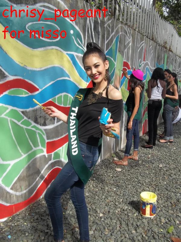 มายด์กับบรรยากาศการเก็บตัววันแรก Miss Earth 2012