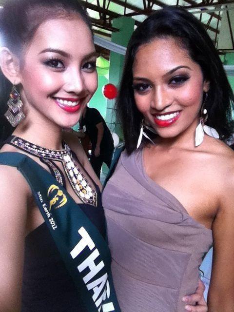 มายด์กับบรรยากาศการเก็บตัววันแรก Miss Earth 2012