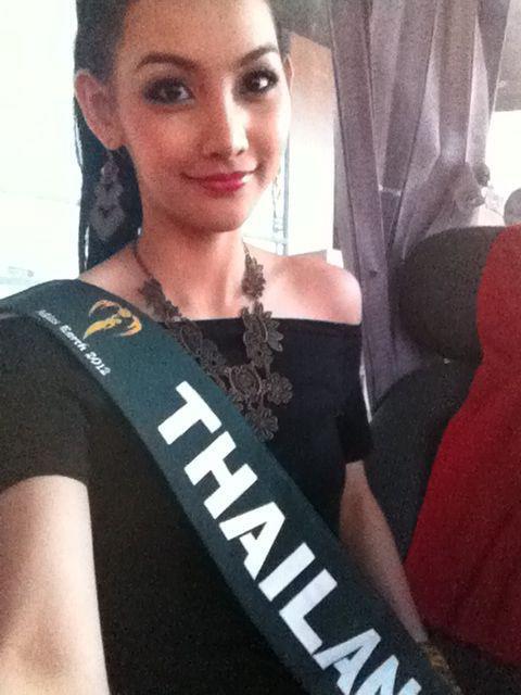 มายด์กับบรรยากาศการเก็บตัววันแรก Miss Earth 2012