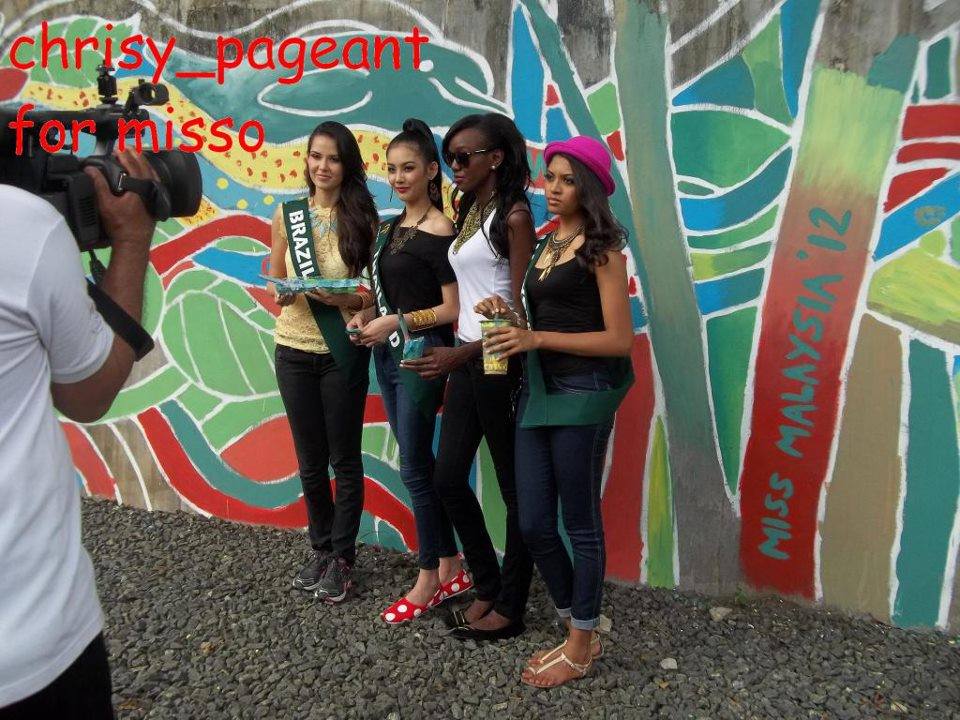 มายด์กับบรรยากาศการเก็บตัววันแรก Miss Earth 2012