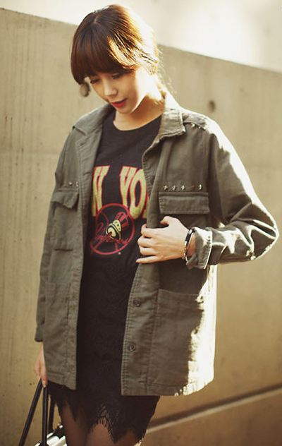 แฟชั่น เสื้อคลุมแนวทหาร ใส่เท่เก๋ระเบิด ฮอตเว่อร์ !!