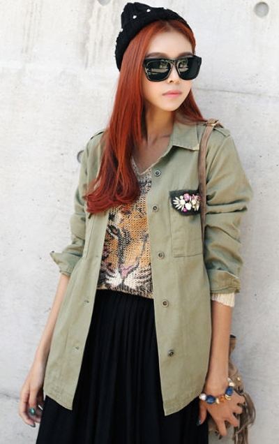 แฟชั่น เสื้อคลุมแนวทหาร ใส่เท่เก๋ระเบิด ฮอตเว่อร์ !!