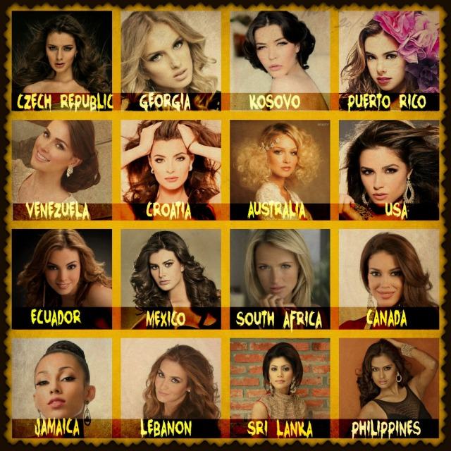 โพล Miss Universe 2012 ประจำ พฤศจิกายน