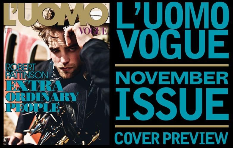 Robert Pattinson @ L'Uomo Vogue Italian November 2012