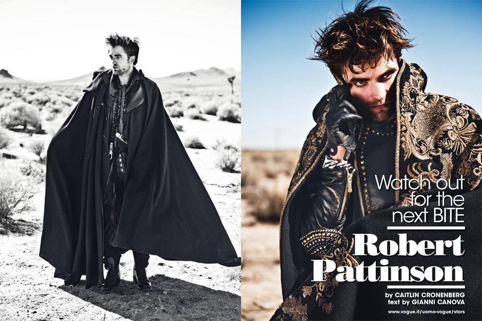 Robert Pattinson @ L'Uomo Vogue Italian November 2012