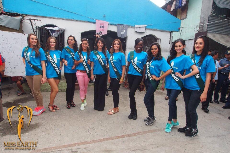 วันที่ 3 กับกิจกรรมการเก็บตัว Miss Earth 2012