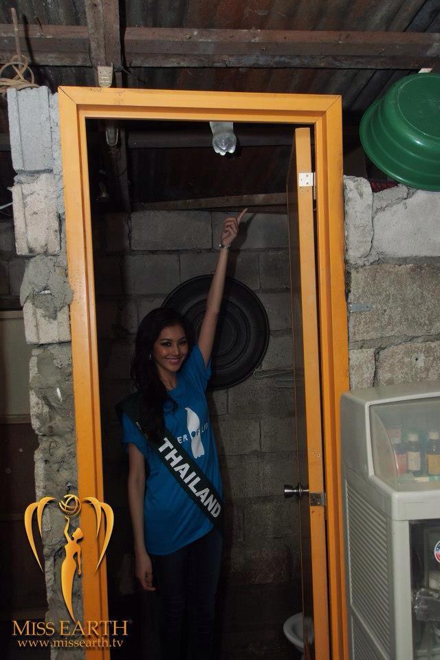 วันที่ 3 กับกิจกรรมการเก็บตัว Miss Earth 2012