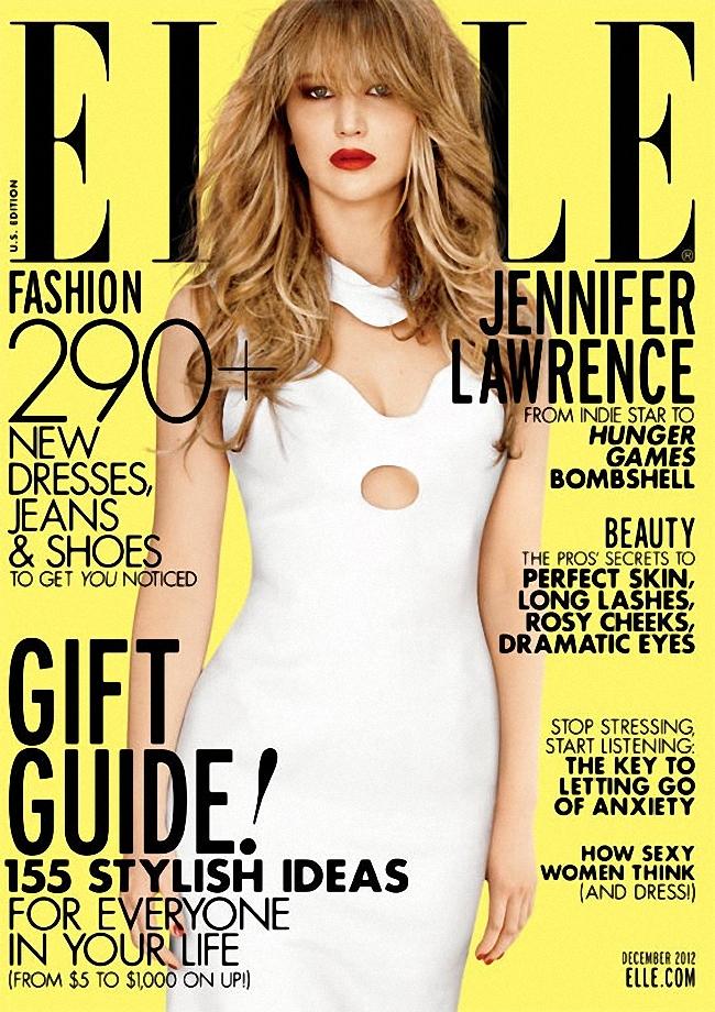 Jennifer Lawrence @ Elle US December 2012