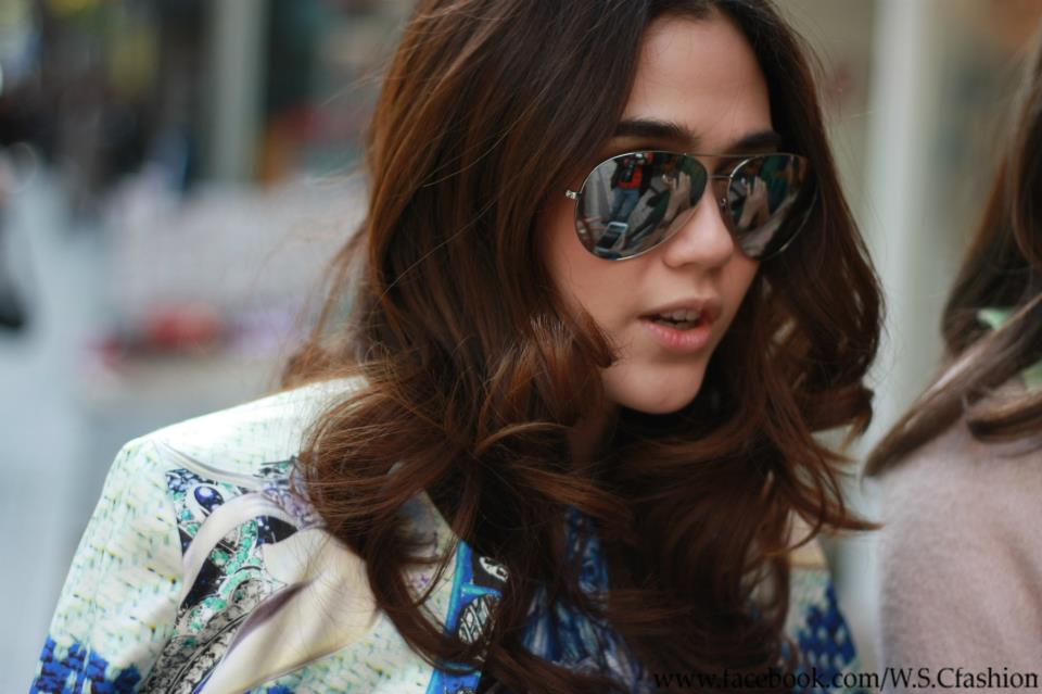 เมื่อ "ชมพู่" ไปโผ่ที่ ถนนแฟชั่นสไตล์ บนเว็บเพจของแฟชั่นเกาหลี