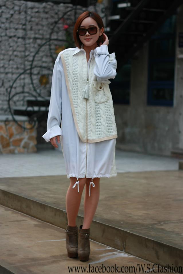 เมื่อ "ชมพู่" ไปโผ่ที่ ถนนแฟชั่นสไตล์ บนเว็บเพจของแฟชั่นเกาหลี