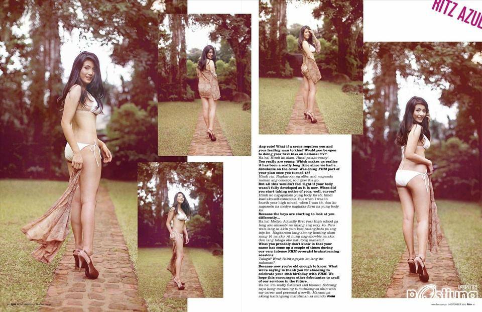 Ritz Azul @ FHM Philippines November 2012