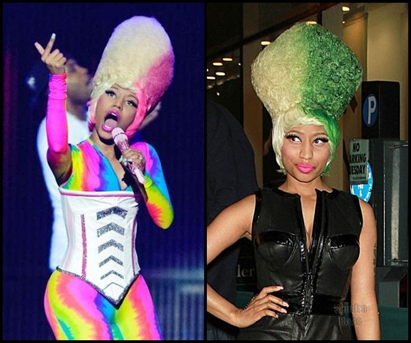 nicki minaj กับสีผมสุดเจ็บ