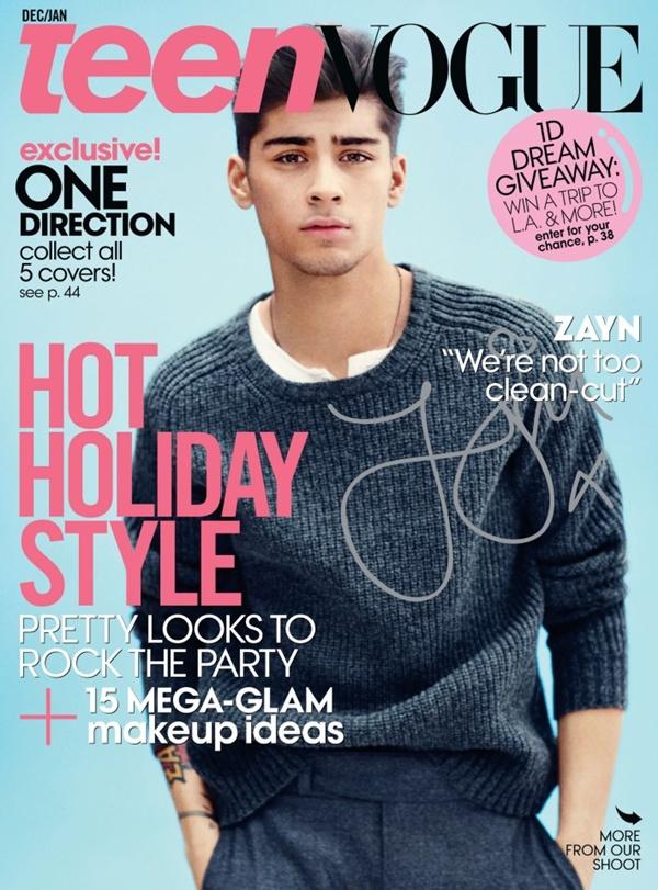 One Direction @ Teen Vogue December/January 2012-2013
