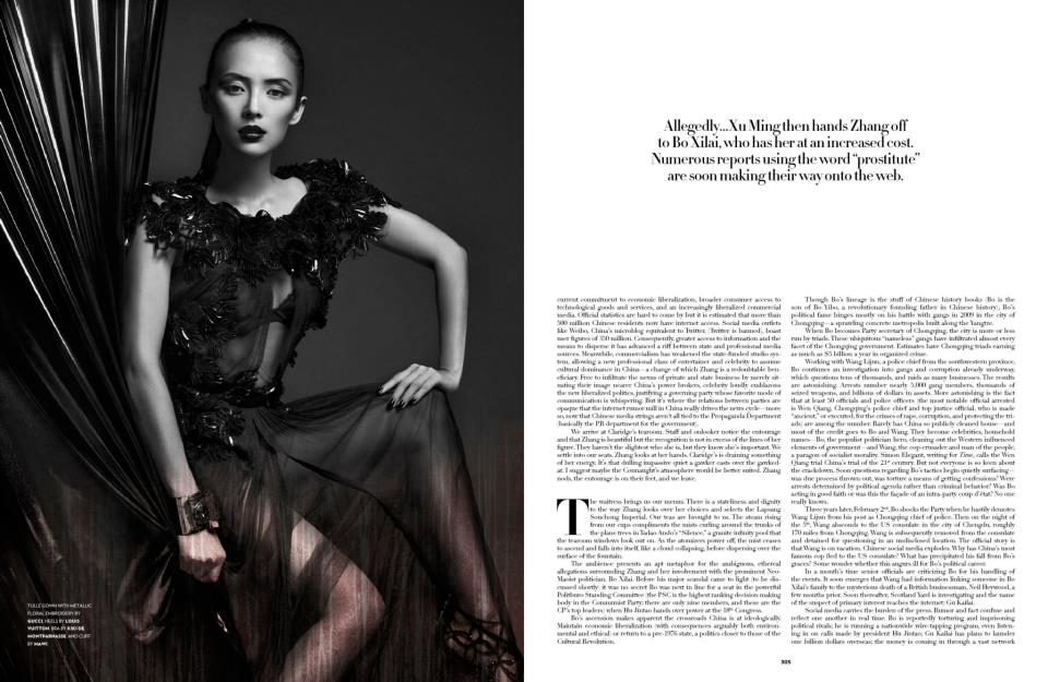 Zhang Ziyi @ Flaunt # 124 November 2012