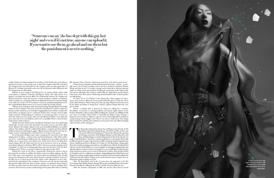 Zhang Ziyi @ Flaunt # 124 November 2012