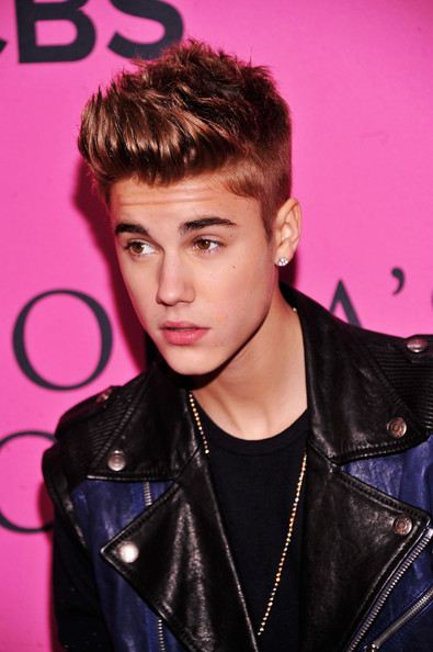 Justin Bieber attends the 2012 Victoria's Secret Fashion Show at the Lexington Avenue Armory on Nove
